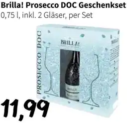 Der Grissemann Brilla! Prosecco DOC Geschenkset Angebot