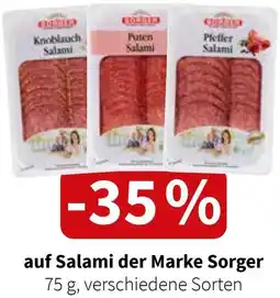 Der Grissemann auf Salami der Marke Sorger Angebot