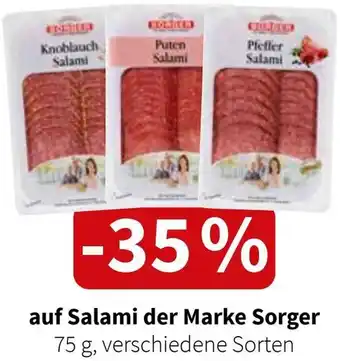 Der Grissemann auf Salami der Marke Sorger Angebot
