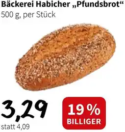Der Grissemann Bäckerei Habicher Pfundsbrot Angebot