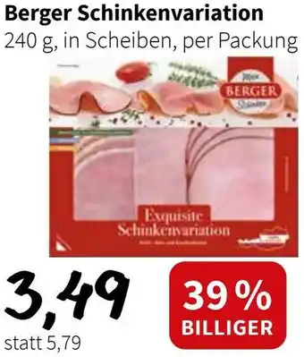 Der Grissemann Berger Schinkenvariation Angebot