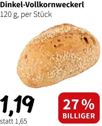 Der Grissemann Dinkel-Vollkornweckerl Angebot