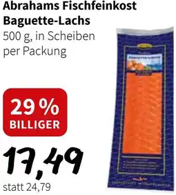 Der Grissemann Abrahams Fischfeinkost Baguette-Lachs Angebot