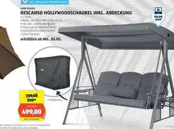 Hofer DESCANSO HOLLYWOODSCHAUKEL INKL. ABDECKUNG Angebot