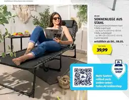 Hofer BELAVI SONNENLIEGE AUS STAHL Angebot