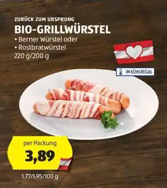Hofer BIO-GRILLWÜRSTEL Angebot