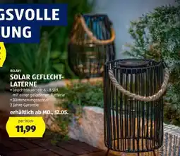 Hofer BELAVI SOLAR GEFLECHT-LATERNE Angebot