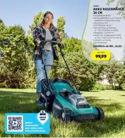 Hofer FERREX AKKU RASENMÄHER 36 CM Angebot