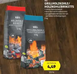Hofer GRILLHOLZKOHLE/ HOLZKOHLEBRIKETTS Angebot