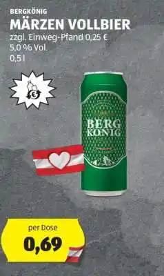 Hofer BERGKÖNIG MÄRZEN VOLLBIER Angebot