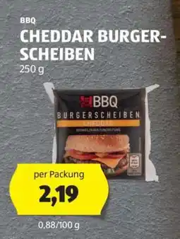 Hofer BBQ CHEDDAR BURGER-SCHEIBEN Angebot