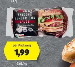 Hofer BBQ Brioche Burger Bun Lauge Angebot