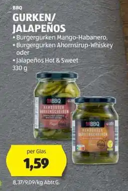 Hofer BBQ GURKEN/JALAPEÑOS Angebot