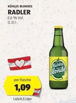 Hofer KÜHLES BLONDES RADLER Angebot