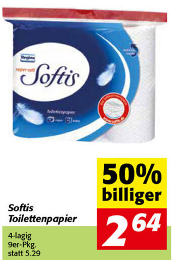 Strasser Markt Softis Toilettenpapier 4-Lagig Angebot
