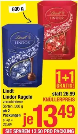 Maximarkt Lindor Kugeln Angebot
