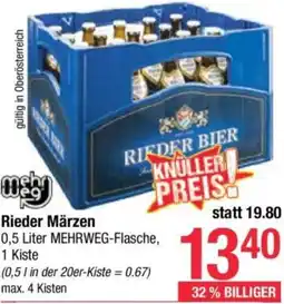 Maximarkt Rieder Märzen Angebot
