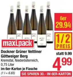 Maximarkt Dockner Grüner Veltliner Göttweiger Berg Angebot