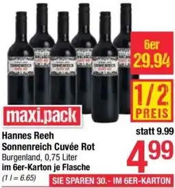 Maximarkt Hannes Reeh Sonnenreich Cuvée Rot Angebot