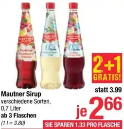 Maximarkt Mautner Sirup Angebot