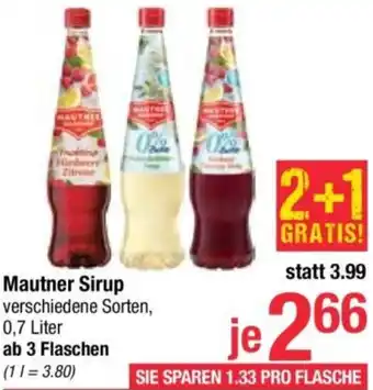 Maximarkt Mautner Sirup Angebot