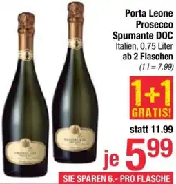 Maximarkt Porta Leone Prosecco Spumante DOC Angebot