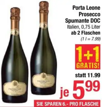 Maximarkt Porta Leone Prosecco Spumante DOC Angebot