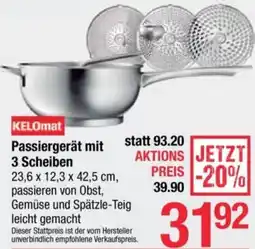 Maximarkt Passiergerät mit 3 Scheiben Angebot