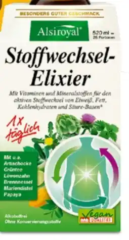 Martin Reformstark Alsiroyal Stoffwechsel-Elixier Angebot