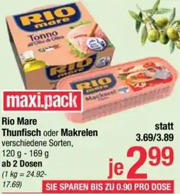 Maximarkt Thunfisch oder Makrelen Angebot