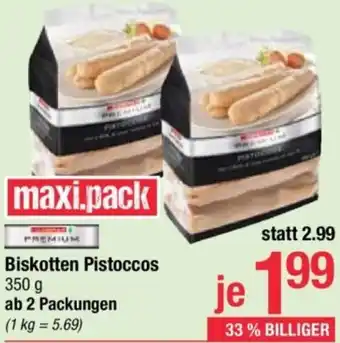 Maximarkt Biskotten Pistoccos Angebot