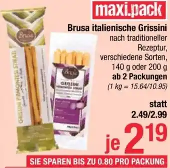 Maximarkt Brusa italienische Grissini Angebot