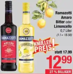Maximarkt Ramazotti Amaro Bitter oder Limoncello Angebot
