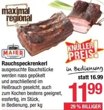 Maximarkt Rauchspeckrenkerl Angebot