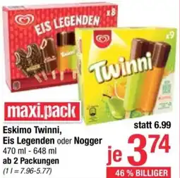 Maximarkt Twinni Eis Legenden oder Nogger Angebot
