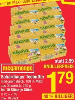 Maximarkt Teebutter Angebot