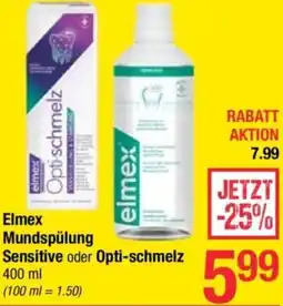 Maximarkt Mundspülung Sensitive oder Opti-schmelz Angebot