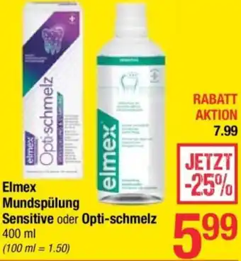 Maximarkt Mundspülung Sensitive oder Opti-schmelz Angebot
