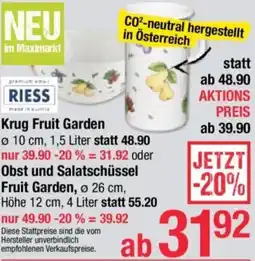 Maximarkt Krug Fruit Garden Angebot