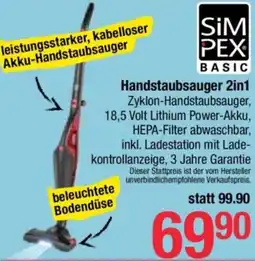Maximarkt Handstaubsauger Angebot
