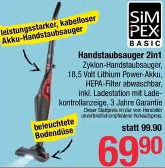 Maximarkt Handstaubsauger Angebot