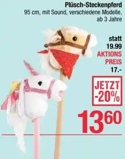 Maximarkt Plüsch-Steckenpferd Angebot