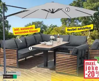 Maximarkt Alu-Pendelschirm Ravenna Smart Angebot