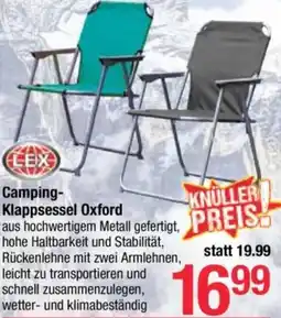 Maximarkt Camping-Klappsessel Oxford Angebot