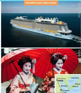 Hofer Reisen Hofer-Reisen Rundreise-Kreuzfahrt China-Japan Angebot