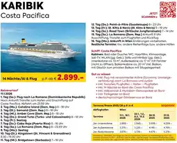 Billa Reisen KARIBIK Costa Pacifica Angebot