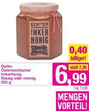 Sutterlüty Darbo Österreichischer Imkerhonig Flüssig Oder Cremig 500g Angebot
