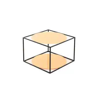 XXXLutz Beistelltisch in Metall, Glas 50/50/36 cm Angebot