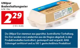 Strasser Markt Unipur Bodenhaltungseier Angebot