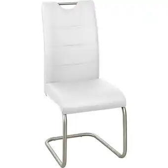XXXLutz Schwingstuhl in Edelstahl Lederlook Angebot